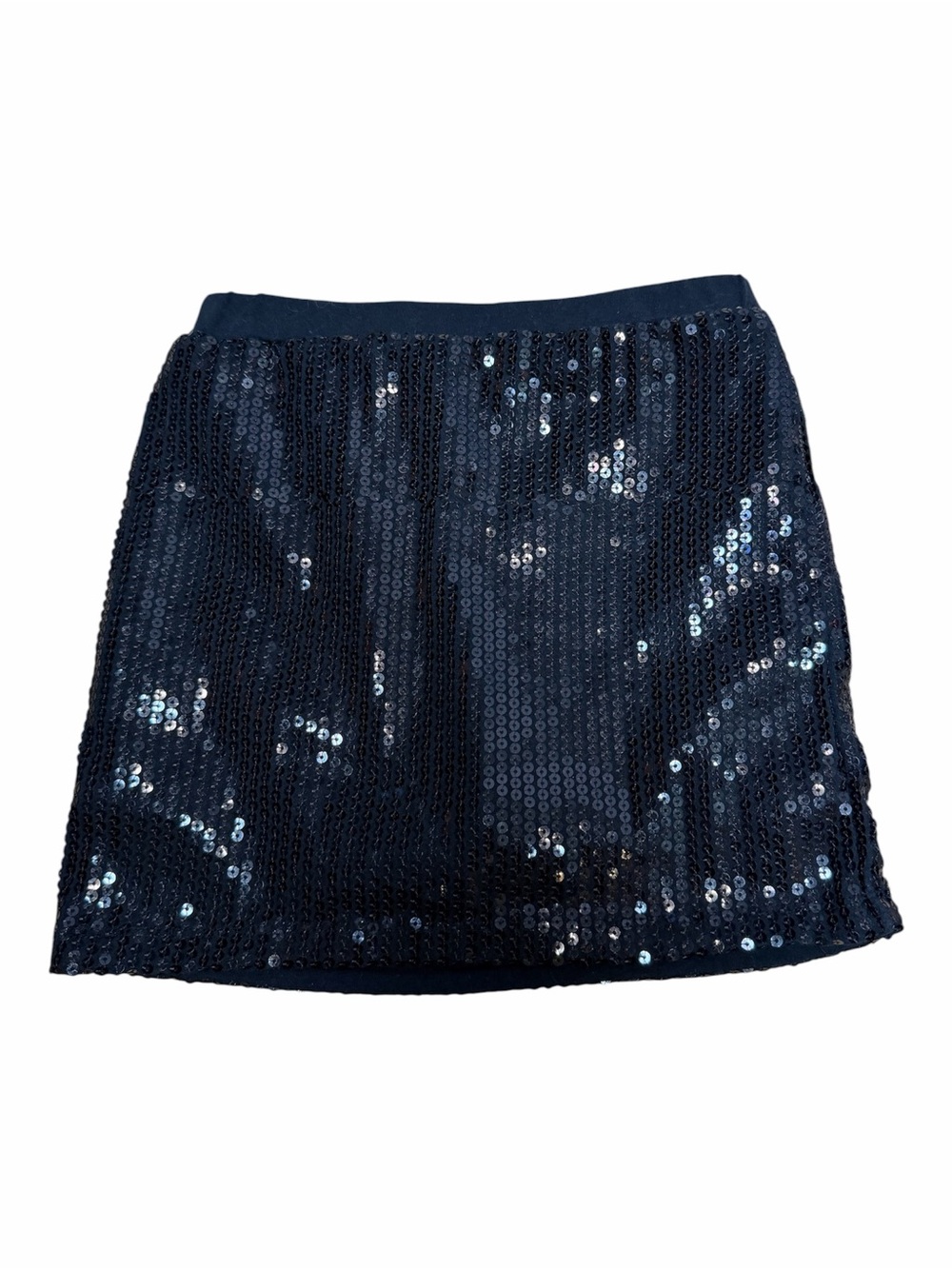 Knitworks Girls Black Sequin Skort Sparkle Pull On Party Holiday Dance